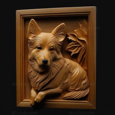 3D model st Ryukyu dog breed dog (STL)